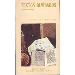 Textos olvidados (segunda...